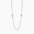Collana in acciaio con croce
