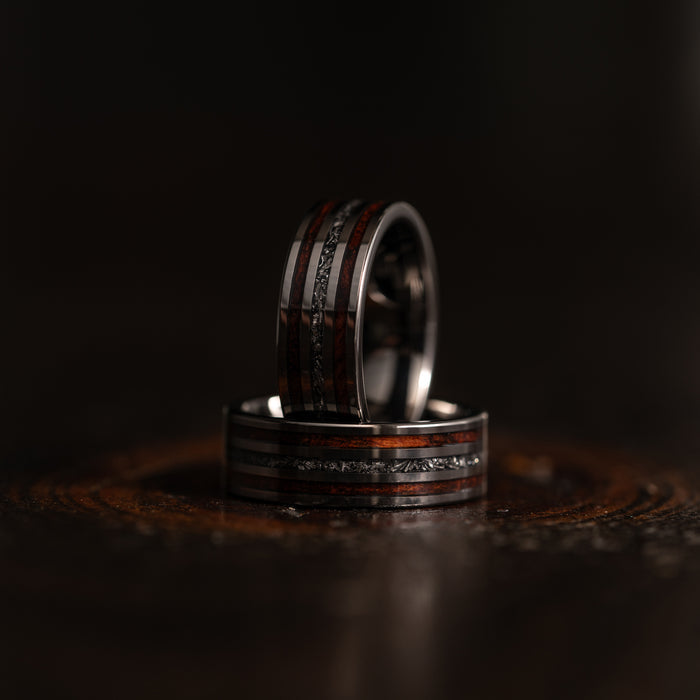 Stellar Timber- Snakewood x Meteorite -  8mm
