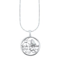 Sterling Silver Big Spirit Lake Pendant