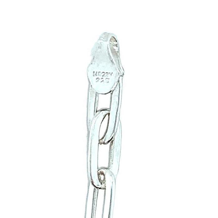 Sterling Silver Chain-Popular Paperclip Link Unisex Style Chain