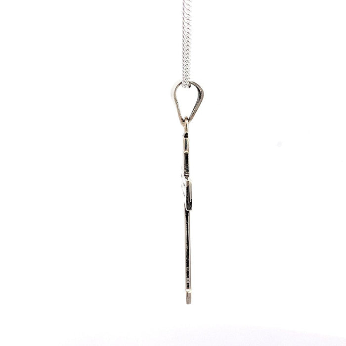 Sterling Silver Reversible Cross Pendant – Handmade in Taxco