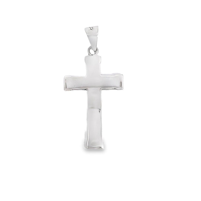 Sterling Silver Reversible Cross Pendant – Handmade in Taxco