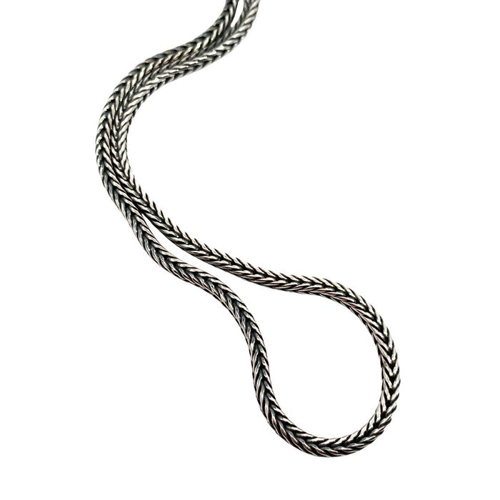 Sterling Silver Wheat Chain-Artisan Made Fine Sterling Silver Chain