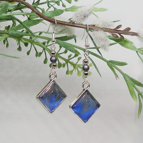 Stormy Polish Dangle Earrings