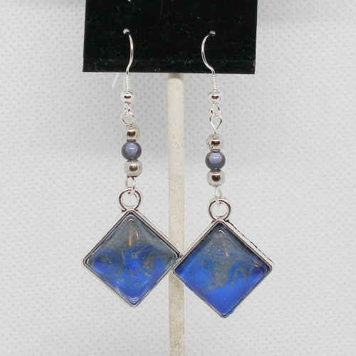 Stormy Polish Dangle Earrings