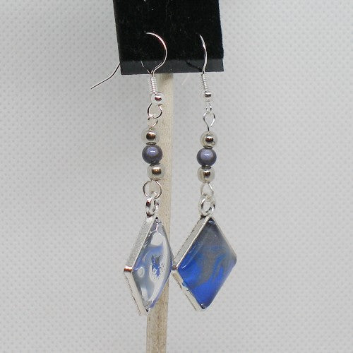 Stormy Polish Dangle Earrings