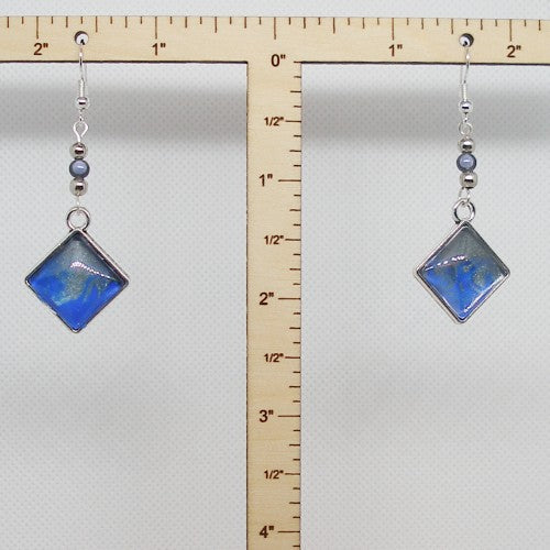 Stormy Polish Dangle Earrings