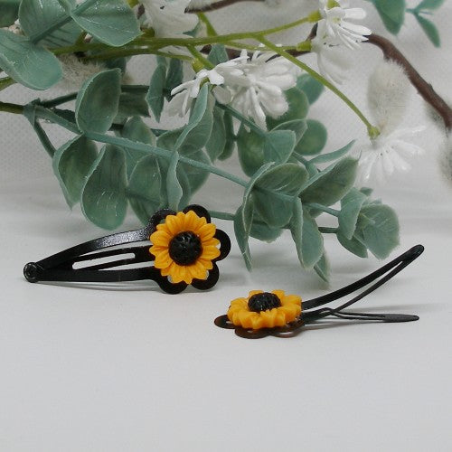 Sunflower Hair clips