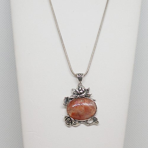 Sunstone Pendant Necklace