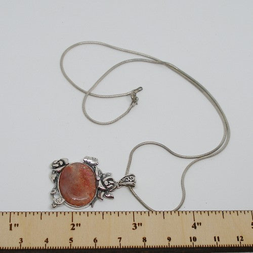 Sunstone Pendant Necklace