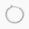 Bracciale tennis con cristalli bianchi