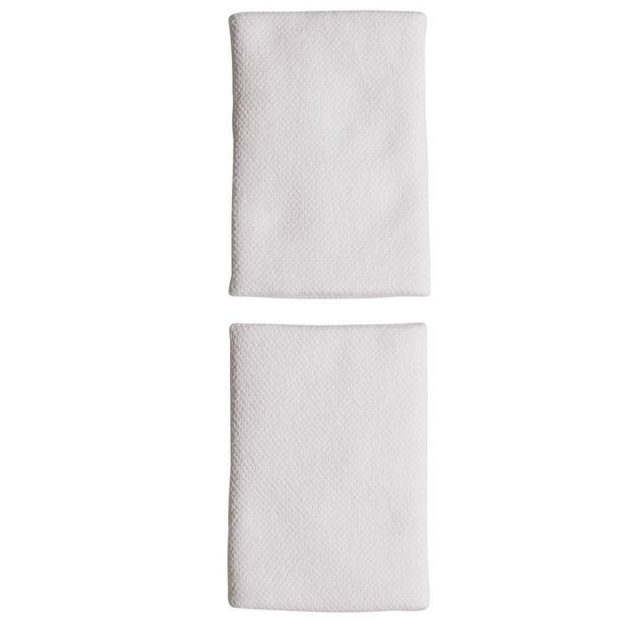 Adidas Tennis Wristband Large – White/White/Black
