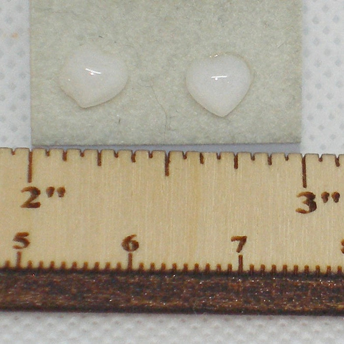 Tiny Hearts Stud Earrings - Metal Free