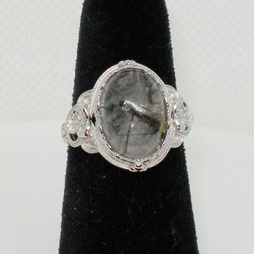 Tourmalated Quartz Ring