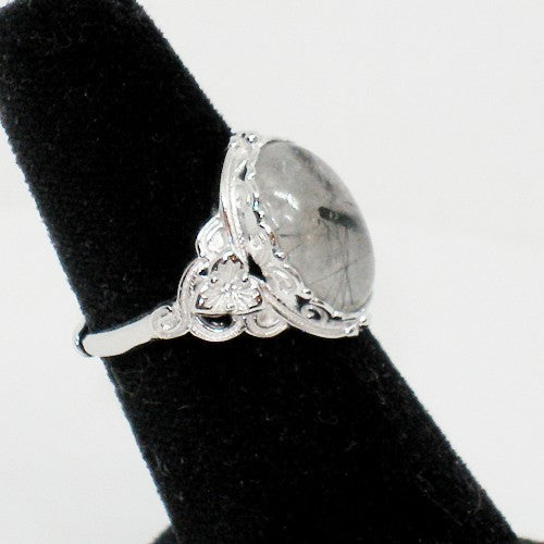 Tourmalated Quartz Ring