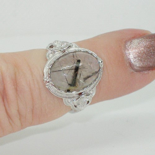 Tourmalated Quartz Ring