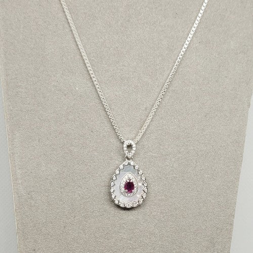 Tourmaline Pendant Necklace
