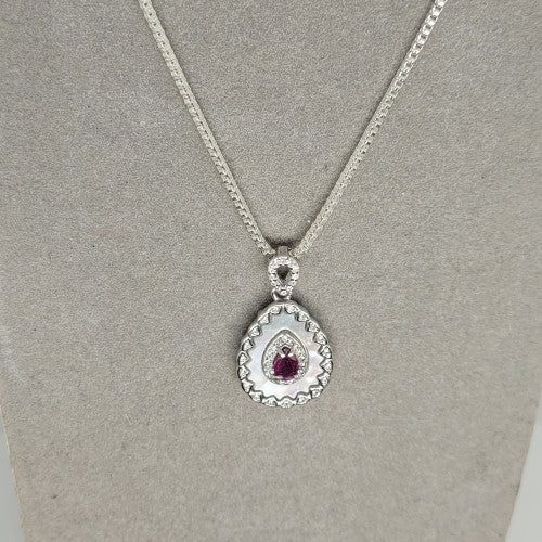 Tourmaline Pendant Necklace