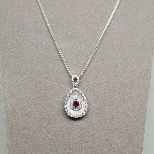 Tourmaline Pendant Necklace