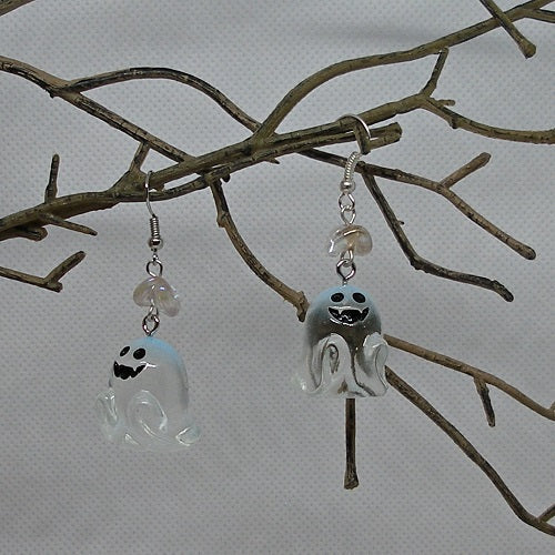 Transparent Ghost Dangle Earrings