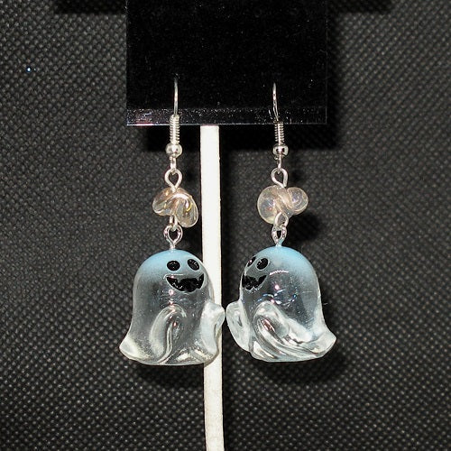 Transparent Ghost Dangle Earrings