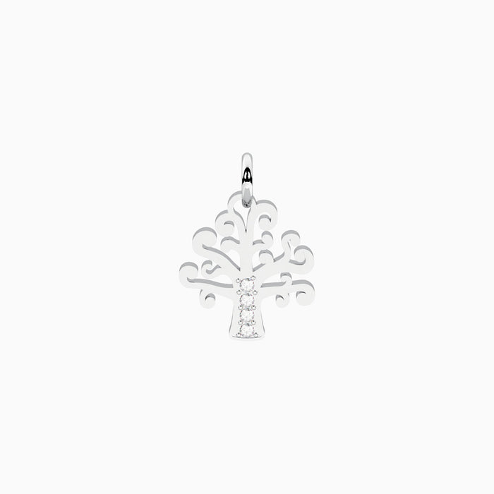 Ciondolo a forma di albero della vita con cristalli