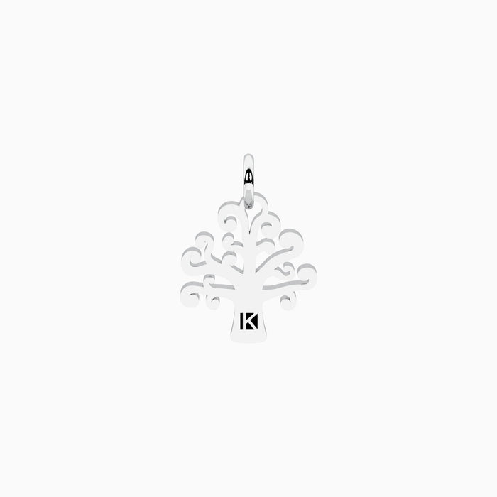 Ciondolo a forma di albero della vita con cristalli