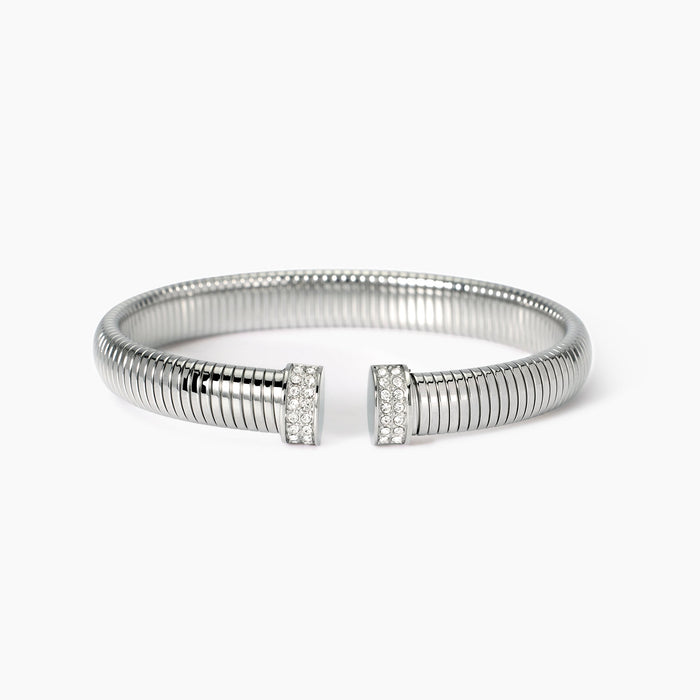 Bracciale tubogas con cristalli