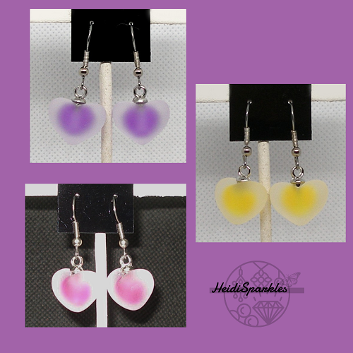 Valentine Hearts Drop Earrings