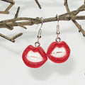 Vampire Teeth Dangle Earrings