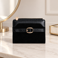 Soft, stylish, and easy to carry every day, the Velvet Muse Wallet brings together a cozy textured finish with a clean buckle-accented design. Its compact shape makes it perfect for keeping daily essentials organized without feeling bulky, while the mix of soft neutral shades gives it a warm, versatile look that pairs beautifully with everyday bags and outfits.