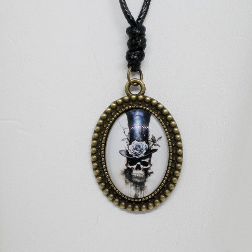 Victorian Skull Pendant