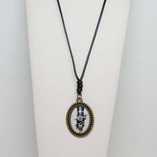 Victorian Skull Pendant