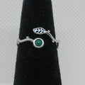 Vine Ring with Malachite