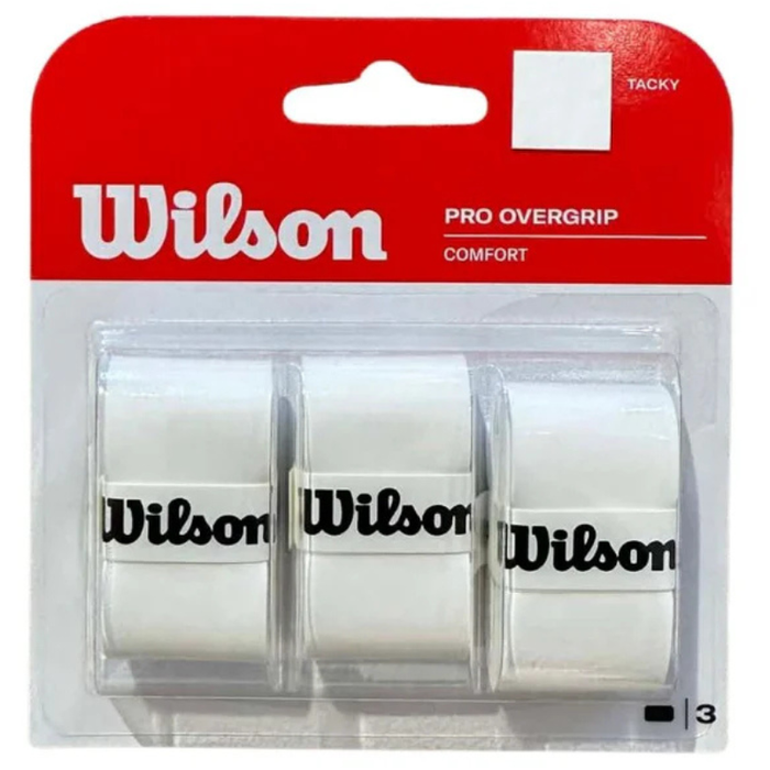 Wilson Pro Overgrip 3 Pack - White