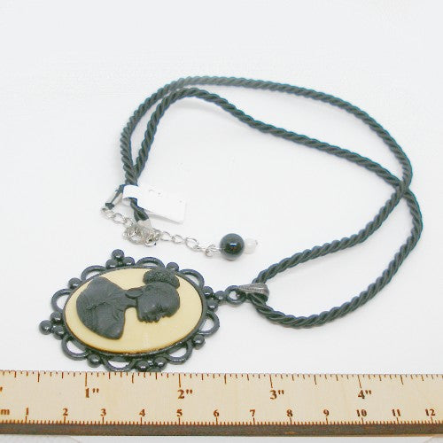 WOC Cameo Pendant Necklace