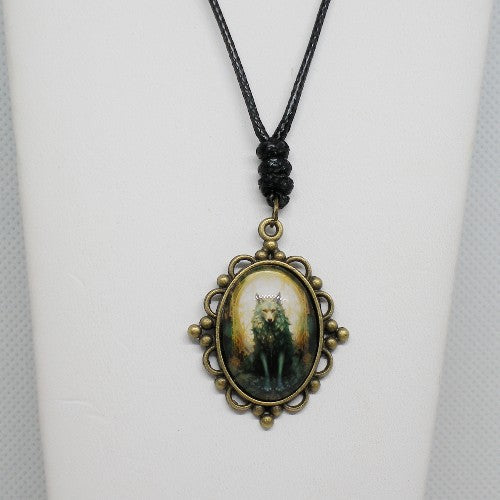 Wolf Pendant Necklace