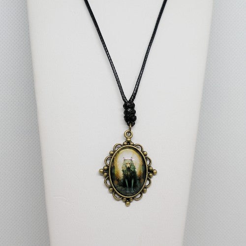 Wolf Pendant Necklace