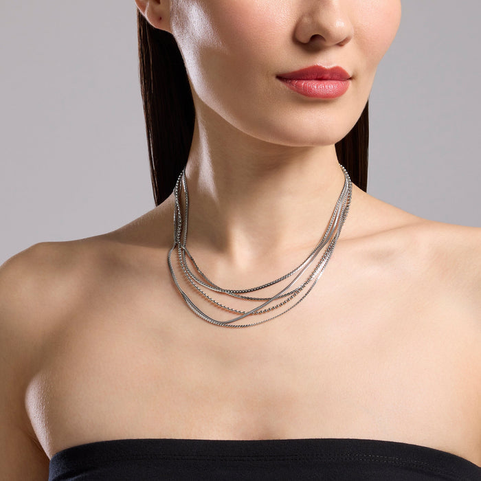 Girocollo da donna con catene multiple