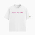 Maglia oversize donna con la frase "L'amore porta amore"