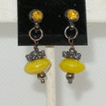 Yellow Drop Earrings