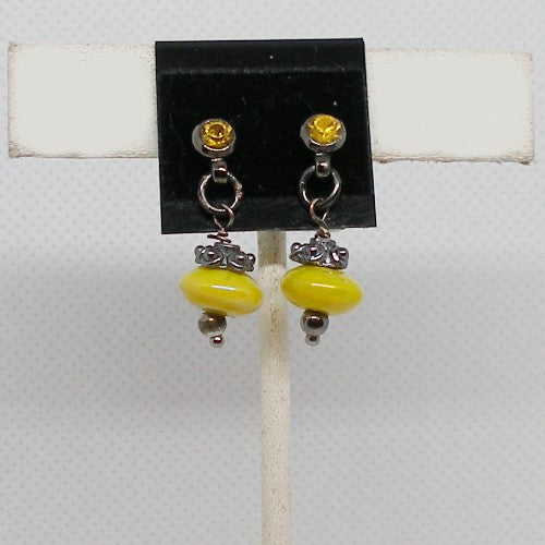 Yellow Drop Earrings